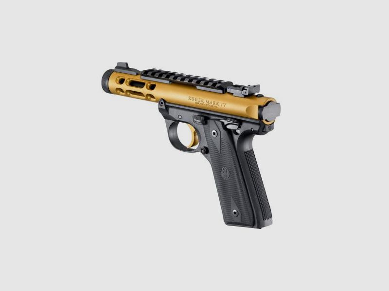 RUGER KK-Pistole Mod. Mark IV 22/45 Lite .22lr    Gold