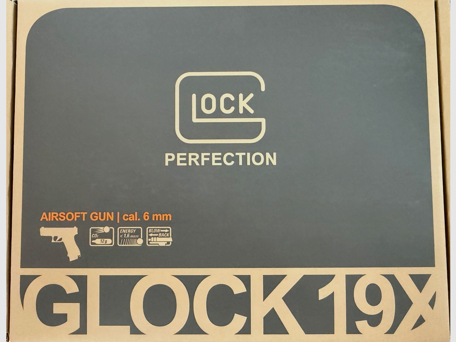Glock 19X - Airsoft | inkl. 15 Walther CO2 Kapseln