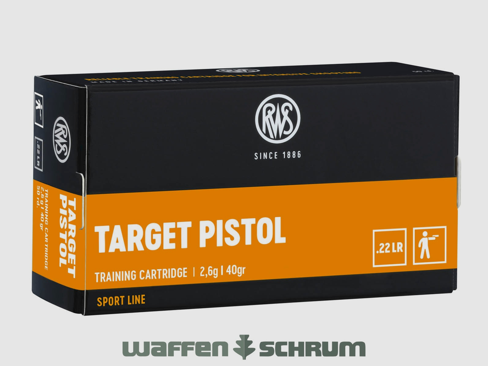 RWS .22lr Target Pistol 2,6g - 40gr