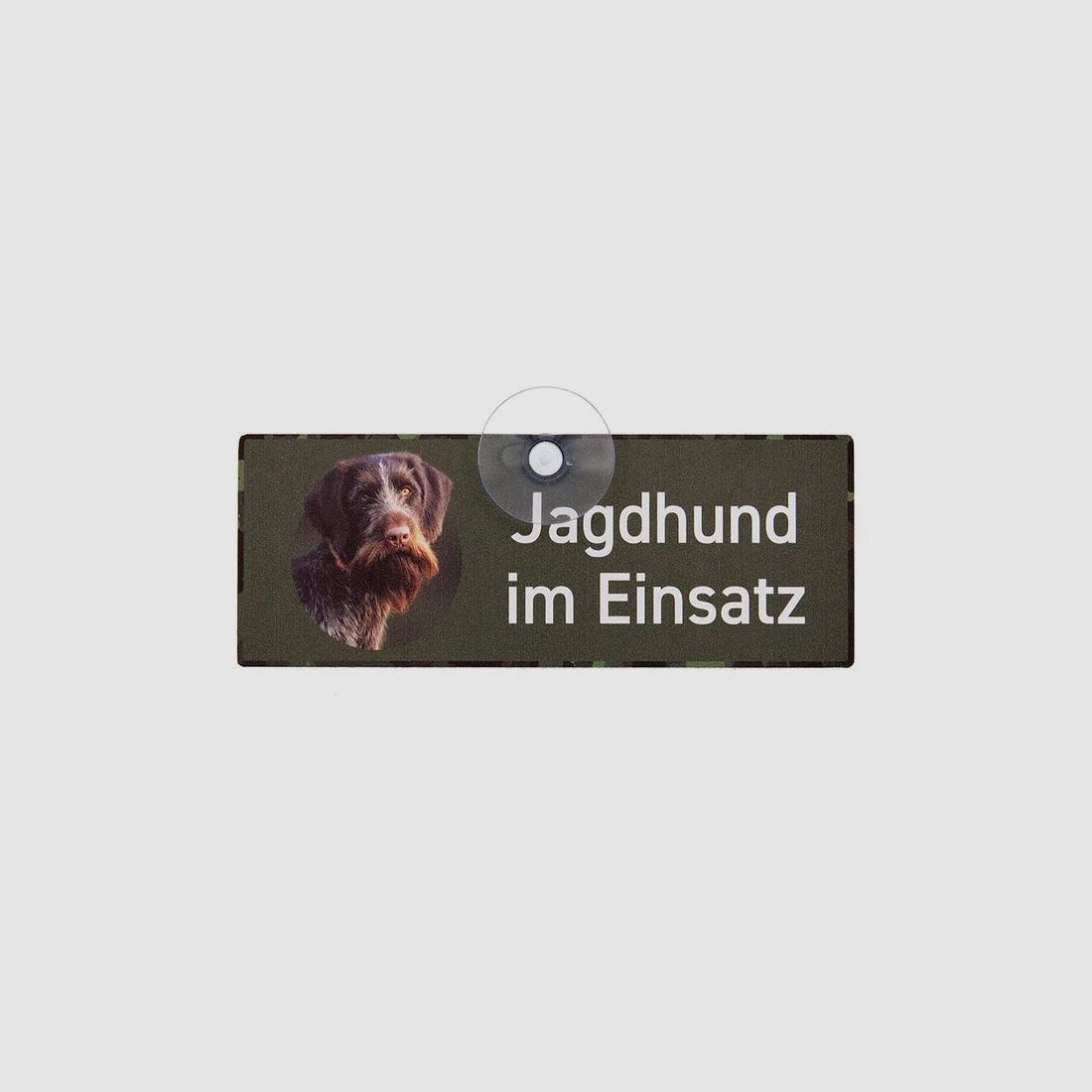 Wilde Hilde Autoschild mit Saugnapf - Hundeführer mit verschiedenen Motiven