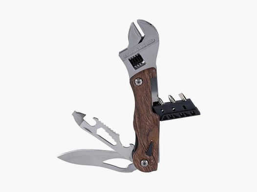 KH Security KH Security Multitool 10-dlg bruin zwart zilver