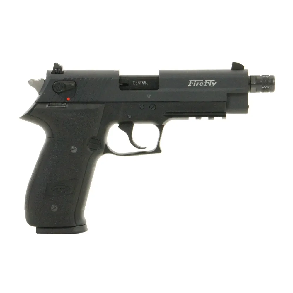 GSG Firefly threaded pistol cal. .22 LR, Color black 10 rounds