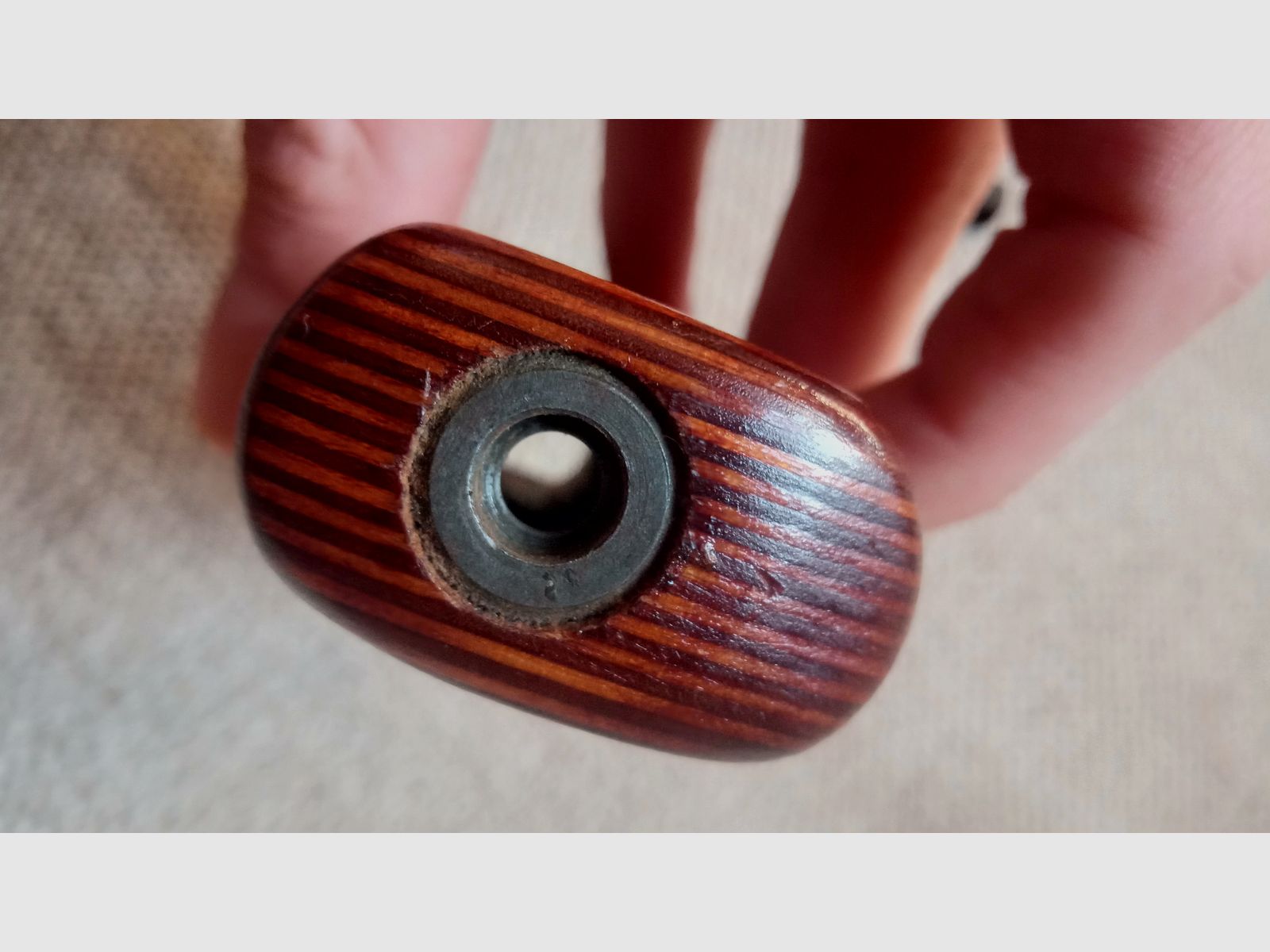 Original Russian RPK grip & handguard made of laminated wood with ferrule fitted for AK (AK74 / AK-100 / Saiga / AKM / Yunker 2/3/4 / Cybergun)