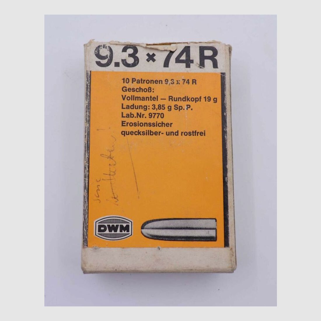 DWM, Berlin Büchsenpatronen 9,3x74R