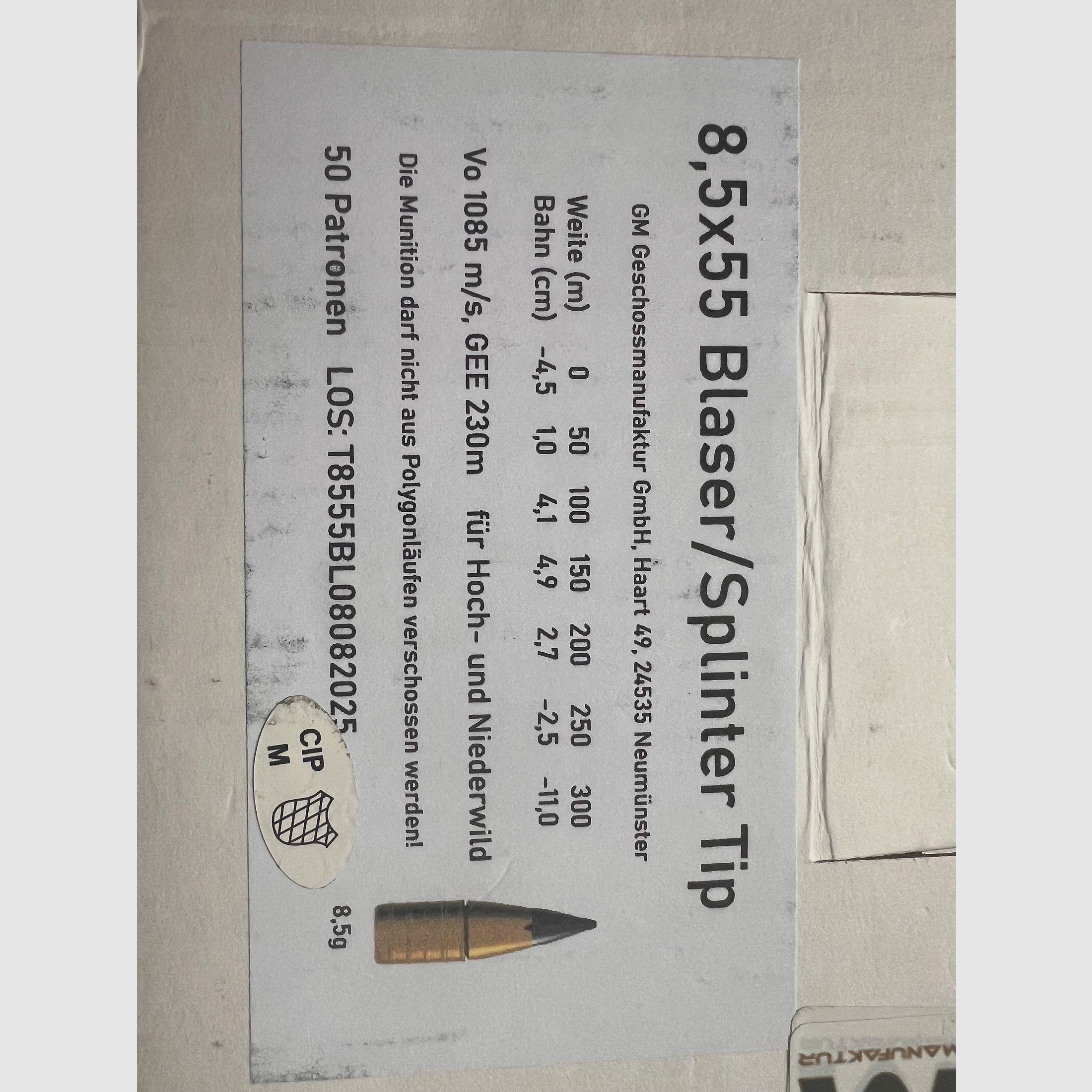 Blaser R8 Ultimate XSilence 8,5x55 Blaser z optyką i amunicją