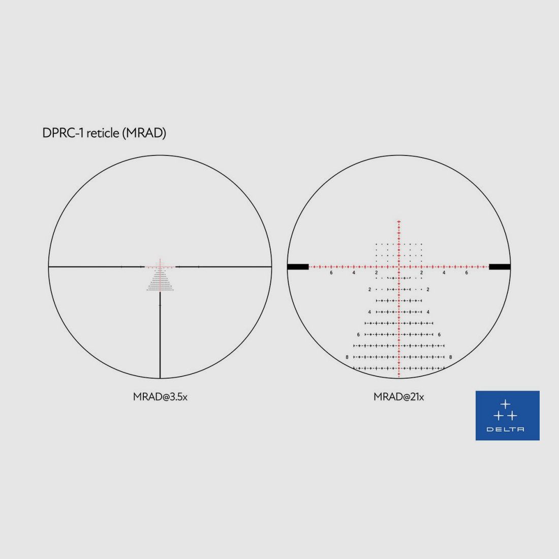 Delta Optical Stryker HD 3.5-21×44 FFP DPRC-1