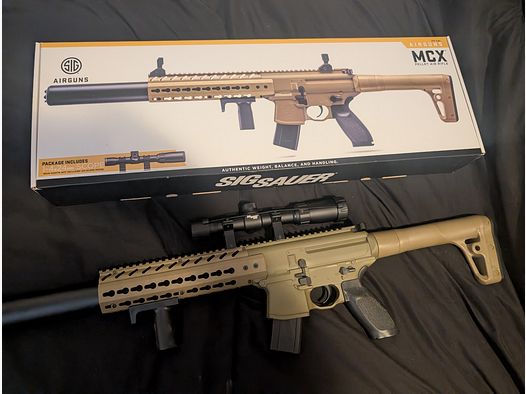 Sig Sauer MCX + Visier (7.5J, Nie abgefeuert)