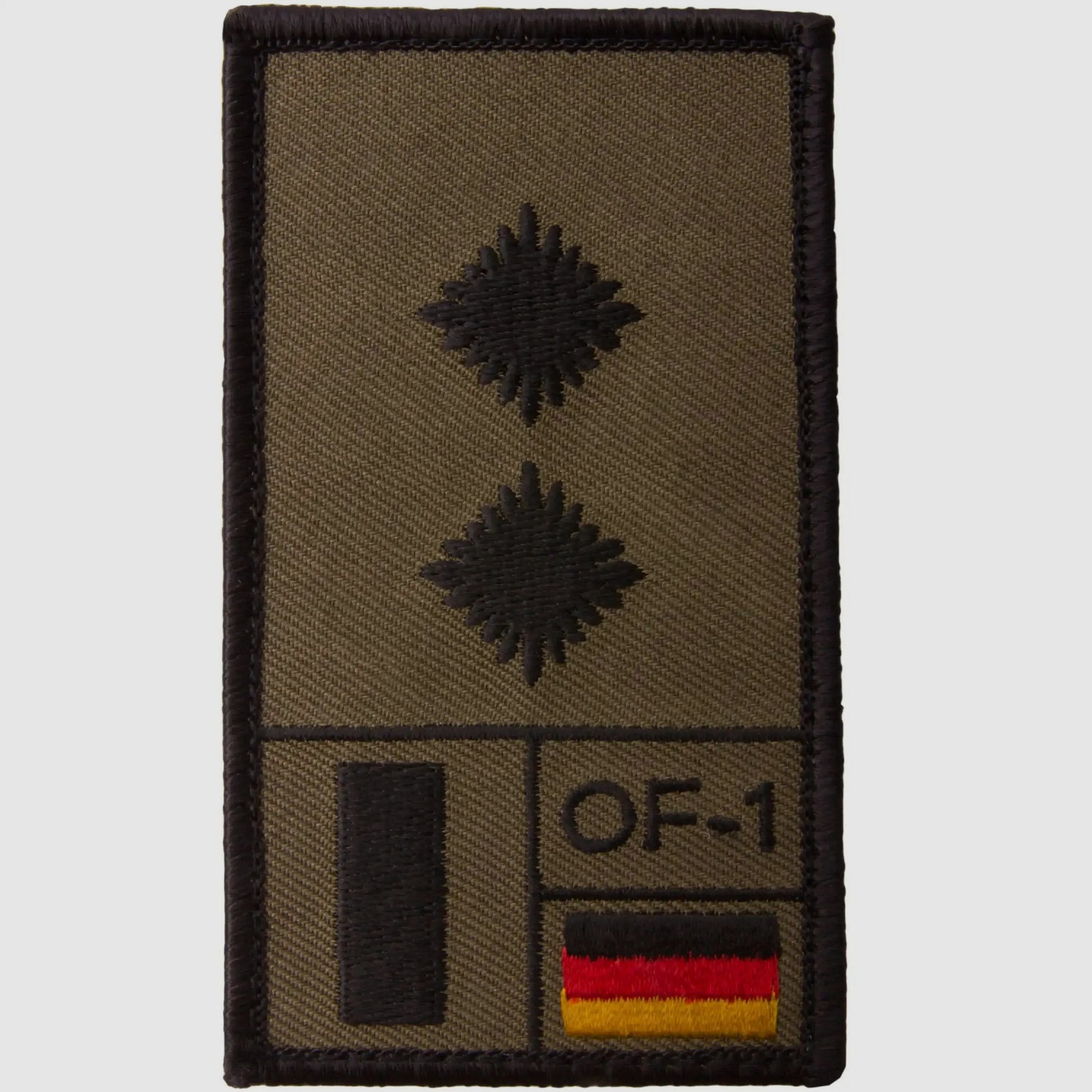 Café Viereck Rank Patch Oberleutnant