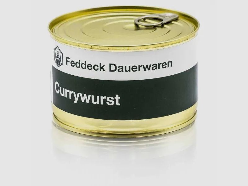 Feddeck Dauerwaren Fertiggericht Dose Currywurst 400 g
