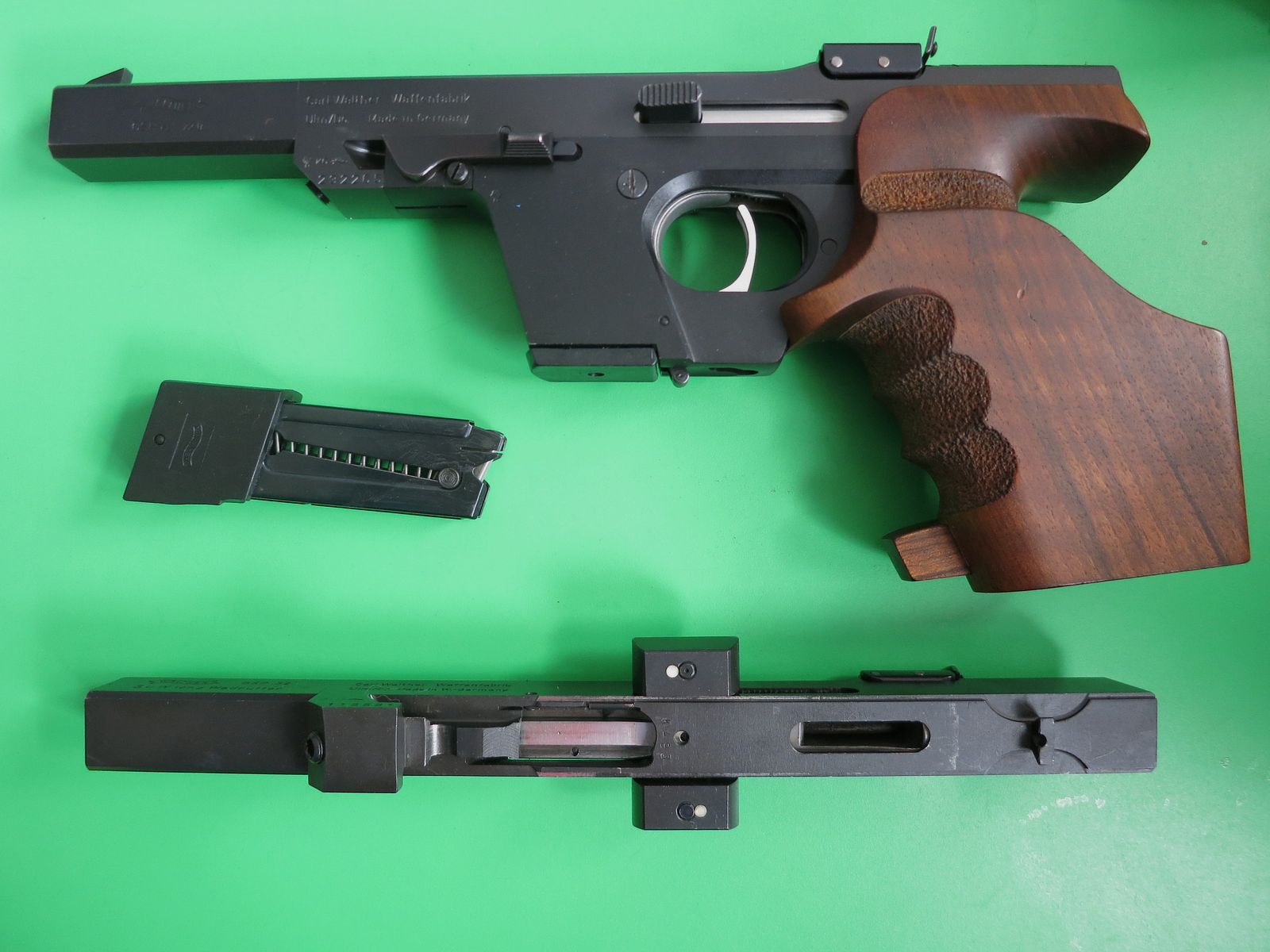 Sportpistool Walther GSP Kaliber .32 SW long WC, Sportgreep + Wisselsysteem .22lr      #98+97