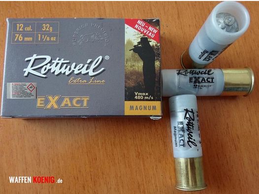 Rottweil Rottweil Exact Magnum shotgun cartridges 12/76