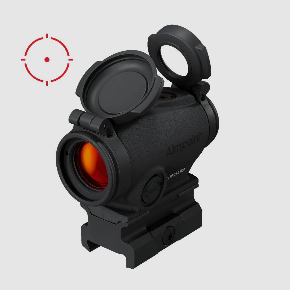 Aimpoint Duty RDS® MRMulti Reticle - Viseur Point Rouge 39 mm Montage Torsion Monobloc