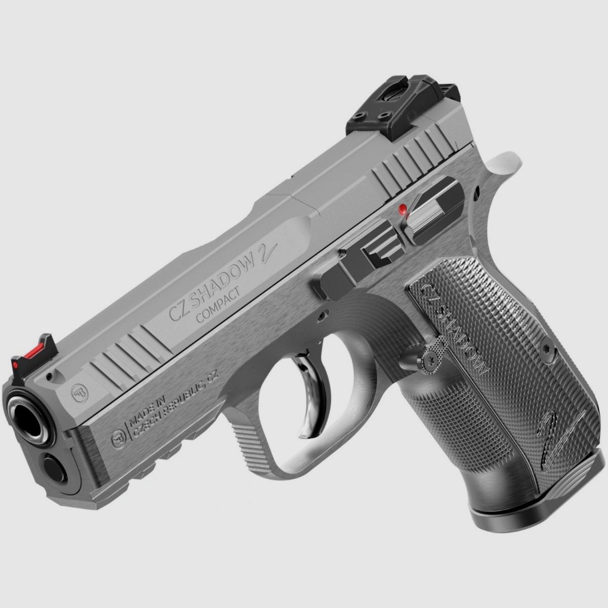 CZ Shadow 2 Compact Industrial Silver, zdjęcie 2 z 5