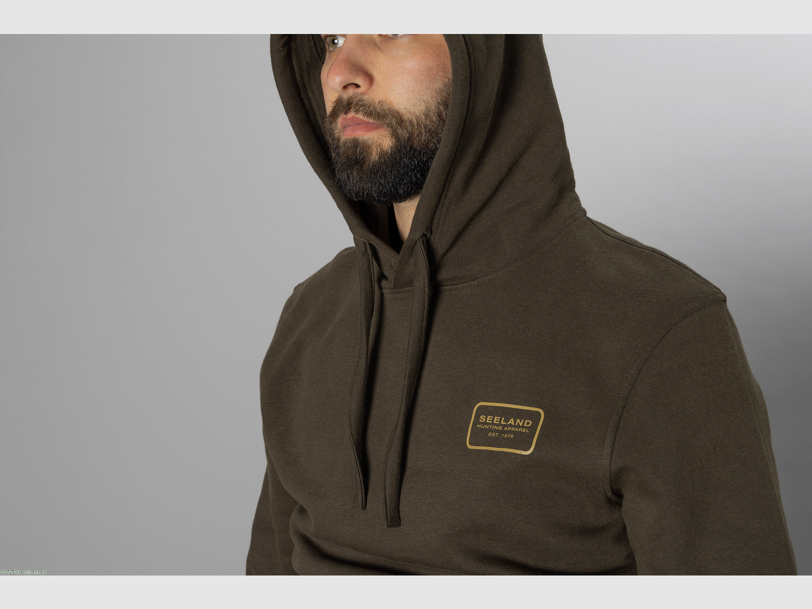 Harkila Seeland Kelvin-Hoodie, Grizzly Brown, Bild 3 von 4