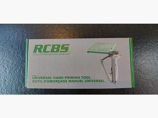 RCBS UNIVERSAL Zündhütchen-/ Primersetzgerät 90201 Neuwertig 4 Monate alt