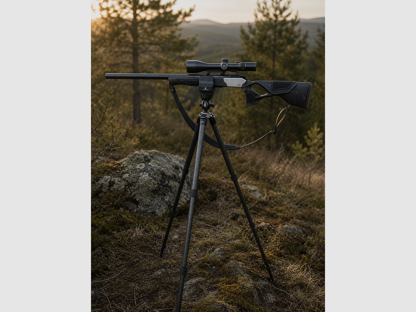 ShooterKing Apex Carbon canne de tir/trépied avec pince pour carabine, image 14 sur 16