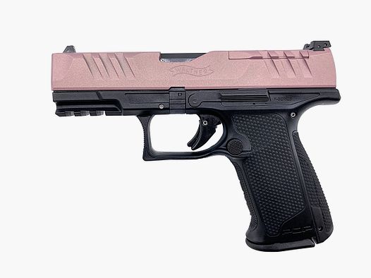 Pistolet Walther PDP F-Series 4" 9mm Para Optic Ready, 15 nabojów, zamek w kolorze Pink Champagne H-311