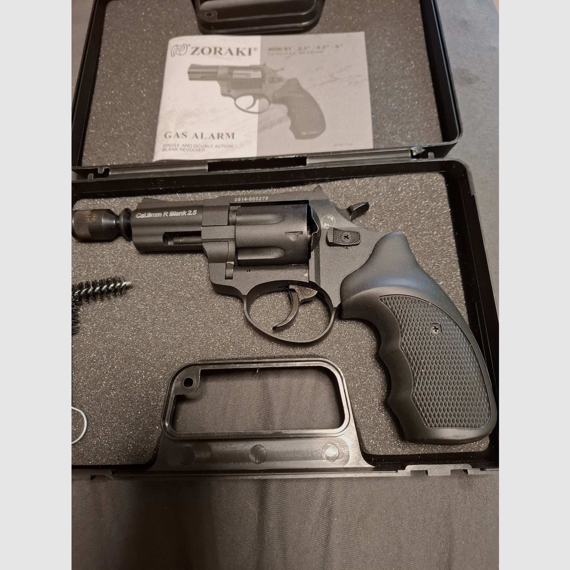 Zoraki R1 2,5" Stara PTB 947 z bębnem stalowym, zdjęcie 1 z 3