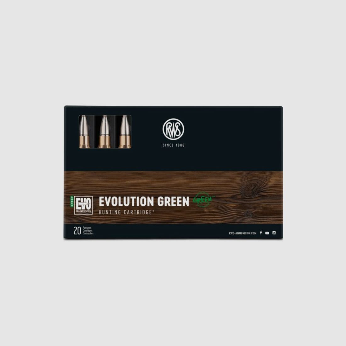 RWS Evolution Green 139 gr – Kaliber .300 Win Mag, Bild 1 von 2