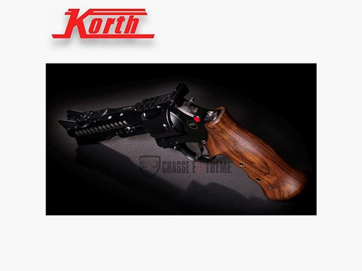 Rewolwer KORTH Super Sport GTS Czarny 6'' Uchwyt Jim Wilson Kal. 357 Mag z zestawem Performance