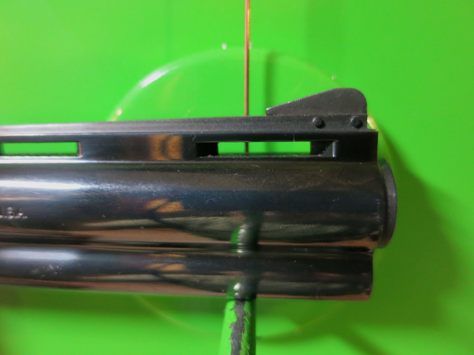 1985 COLT PYTHON, Royal Blue, .357 Magnum, 6" barrel, rubber sport grip #19-