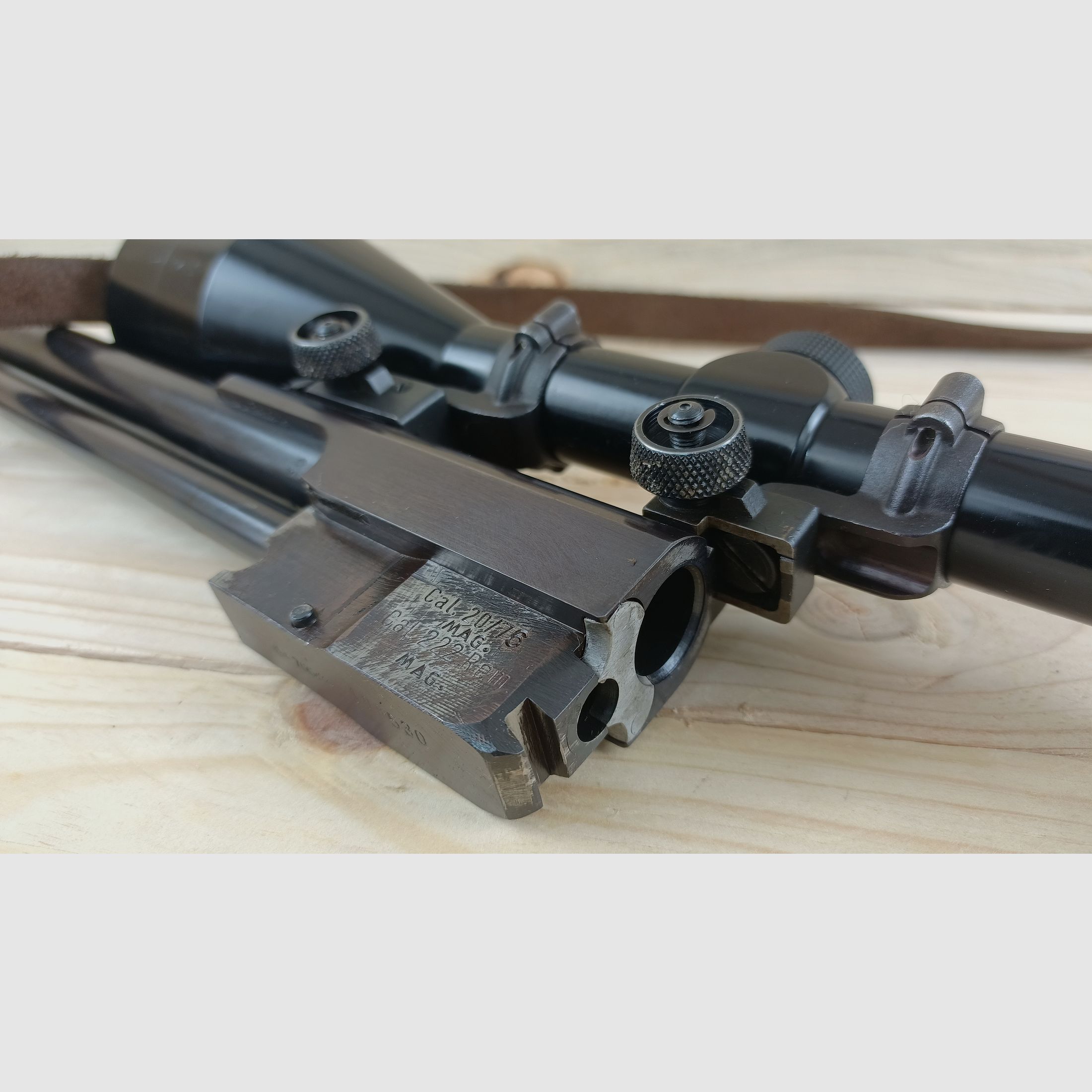 Voere BBF model "Schwarzwald" kal. .222Rem.Mag., 20/76* z ręcznym napięciem i optyką Tasco*
