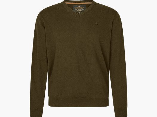 Seeland Pine V-Neck Sweater Men Light Pine 2XL