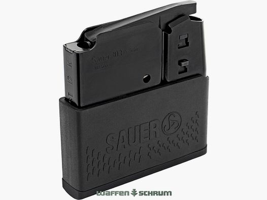 Sauer Magazine 303 - 5 shots - aluminum base .308Win / with rubber coating
