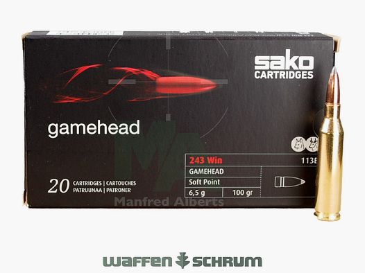 Sako Gamehead SP 6,5g - 100gr .243Win