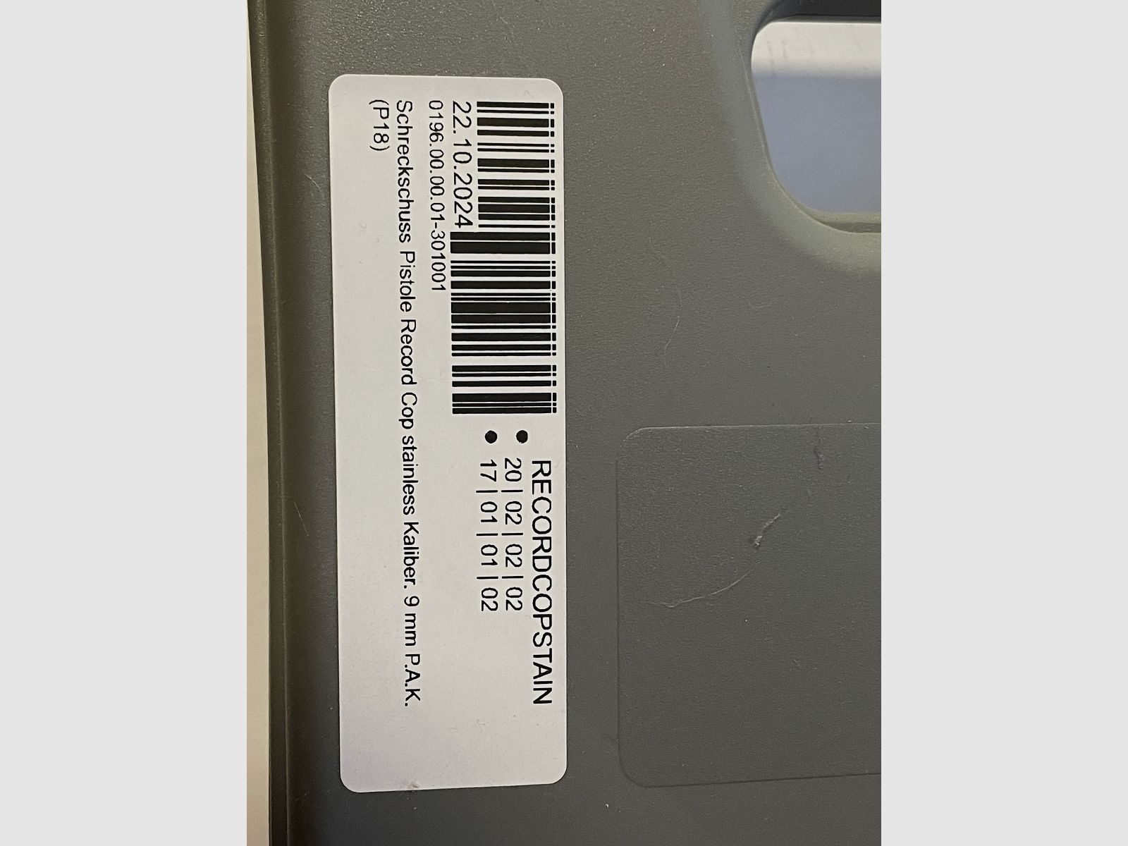 Record COP 9 mm stainless steel