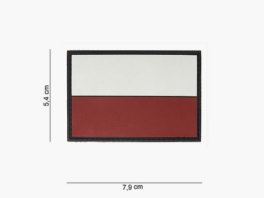3D PVC Patch Poland Polish Flag