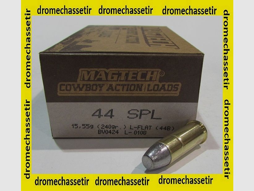 50 cartucce Magtech cal. 44 special, 240 grains L-Flat