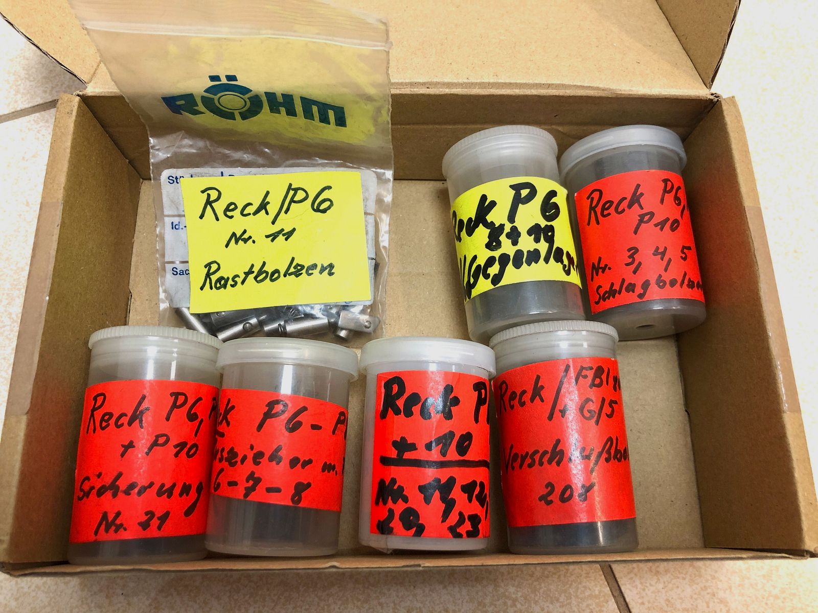 ••• #3 Ersatzteile / Reparatur-Konvolut für Schreckschusswaffen •••