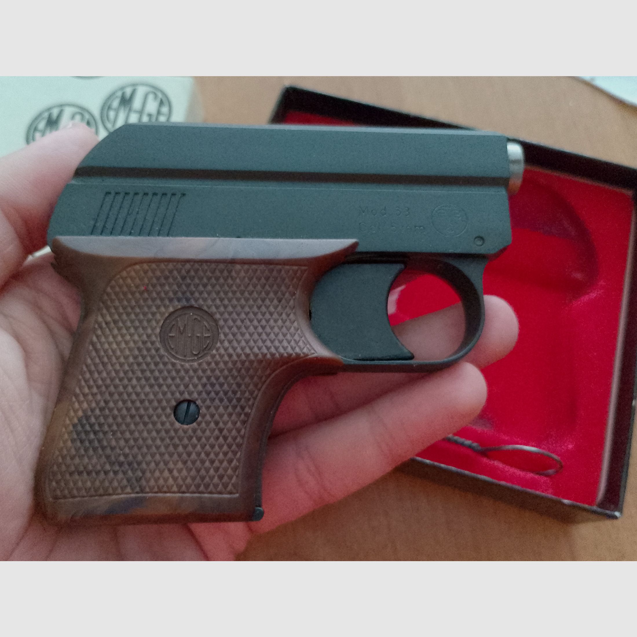 EM-GE Mod. 63 cal. 6 mm Flobert/ PTB 6 in original packaging!