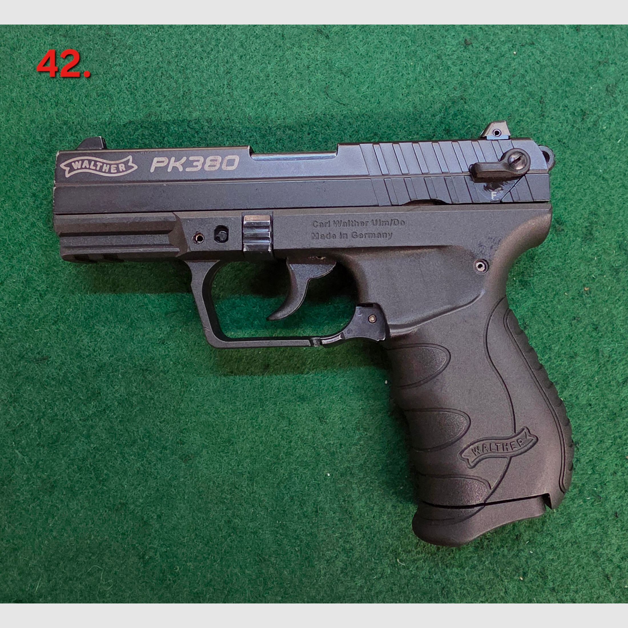 Walther PK380 Kaliber 9mm PAK brüniert PTB 921 Schreckschuss SRS