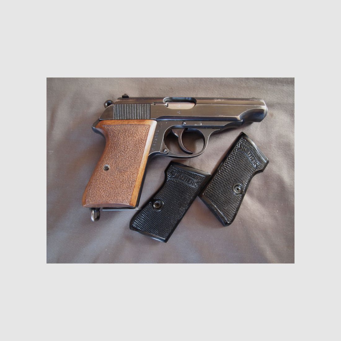 Pistole Walther PP Zella Mehlis, 7,65 Br., Riemenöse, ziviler Beschuss