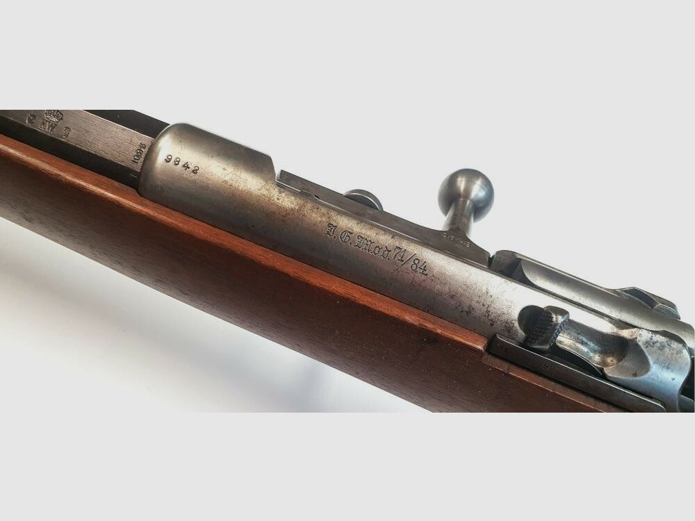 Mauser Werke Seltenheit, Repetierbüchse Infanteriegewehr Spandau M71/84 - 11,15x60R