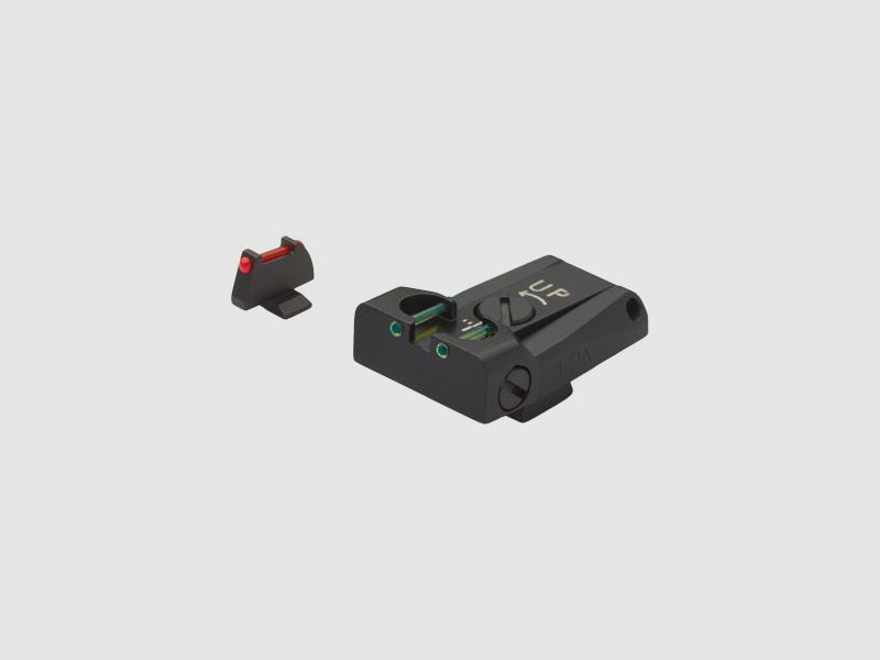 LPA TTF94BE Fiber Optic Sight Set for Beretta M9A3, 92A1, 98A1, 90Two and 8000 Cougar – Fiber Optic