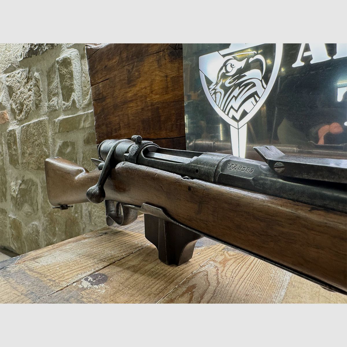 GEBRAUCHT – GEWEHR – VETTERLI-VITALI MOD. 1870/87 PROD. TORRE ANNUNZIATA 1881 Kal. 10,35X47, Bild 4 von 9