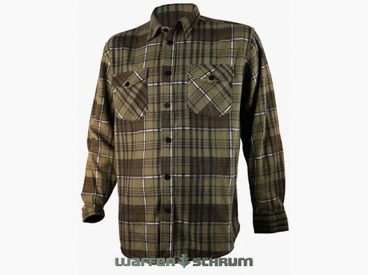 Chemise Treeland Polaire Marron