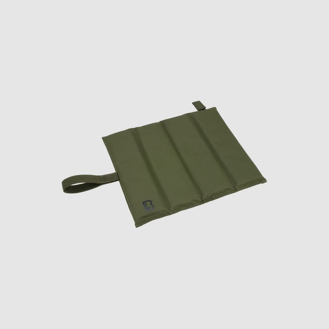 Folded seat mat, olive