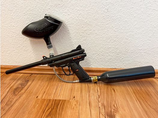 Paintball-Set | PMI BlackMaxx Marker + Equipment