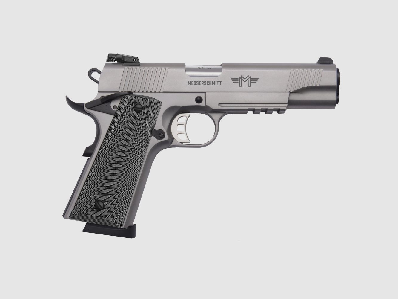 Pistola Messerschmitt ME1911 .45ACP Argento