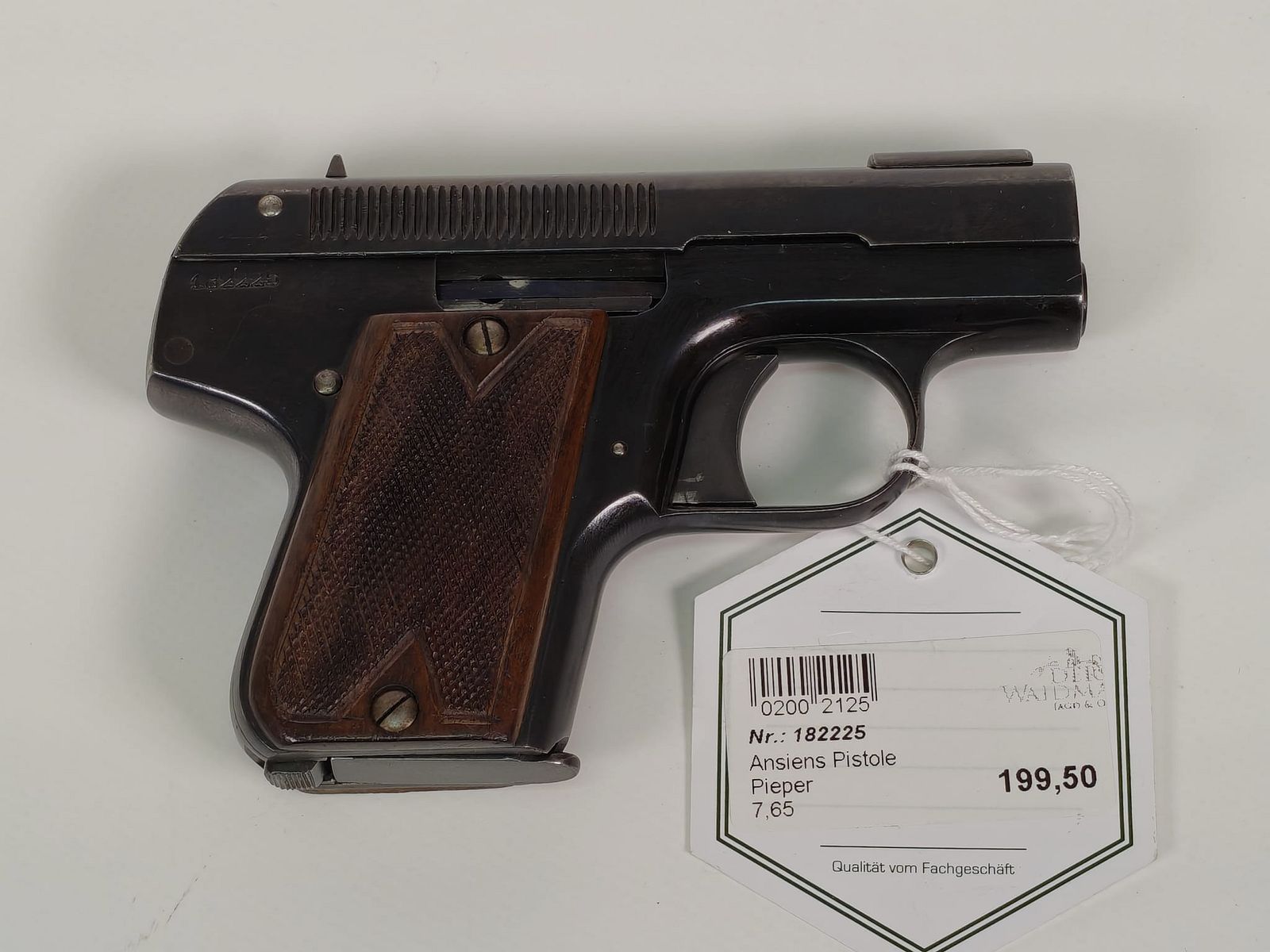 Ansiens Mod. Pieper 7,65mm Browning, immagine 2 di 4
