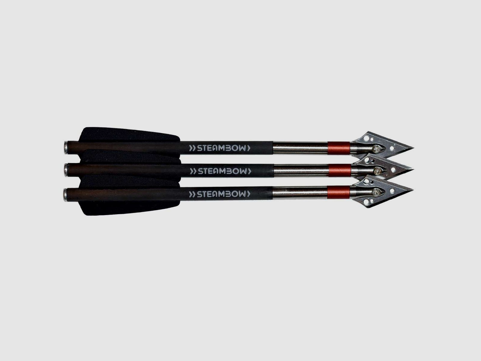Steambow leichte Carbon Jagdpfeile 3er Set AR-Series