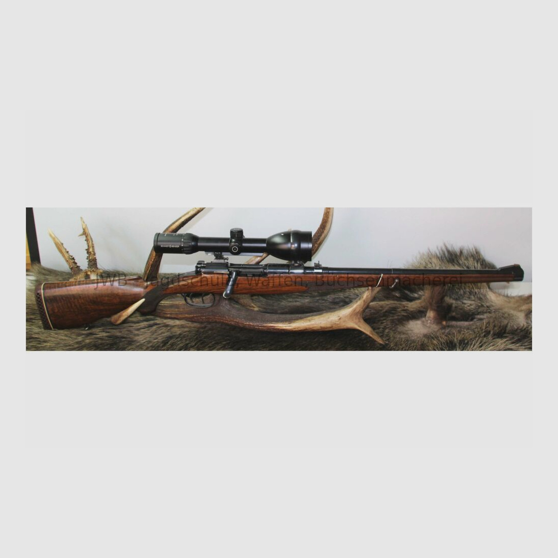 Schöner Steyr GK Stutzen mit Schmidt & Bender Zenith 7x64