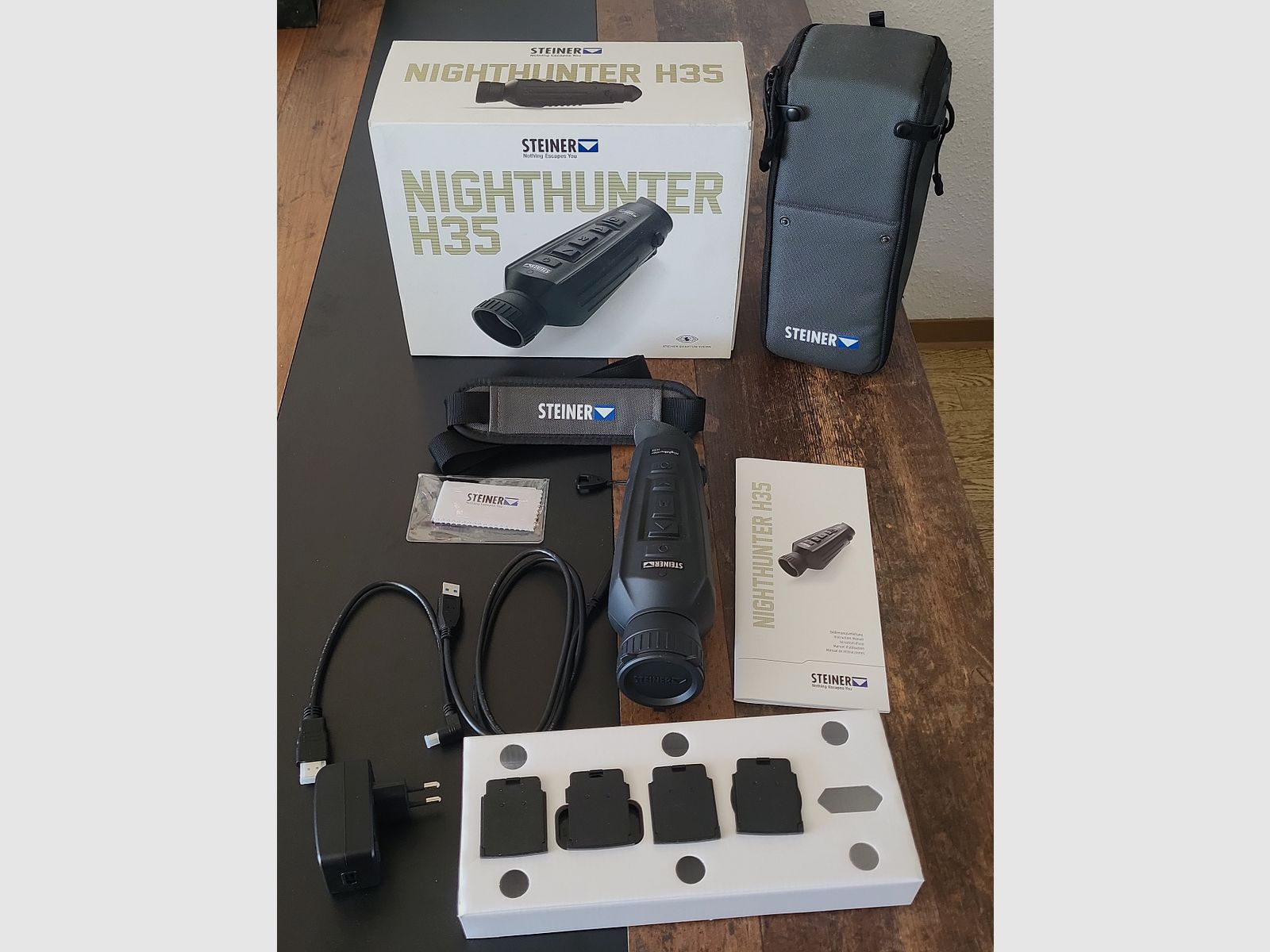 Steiner Nighthunter H35 Sensor de 35 mm 640x512 píxeles 12 µm