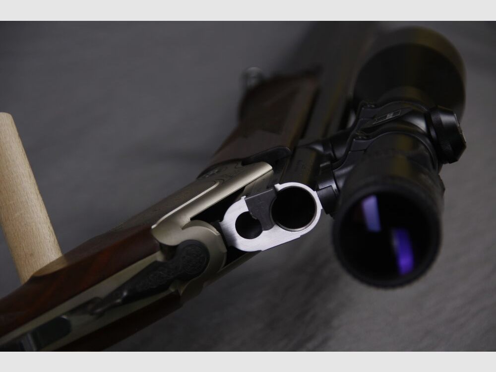 Simson Suhl BBF; break-action rifle / hand lever & muzzle brake!