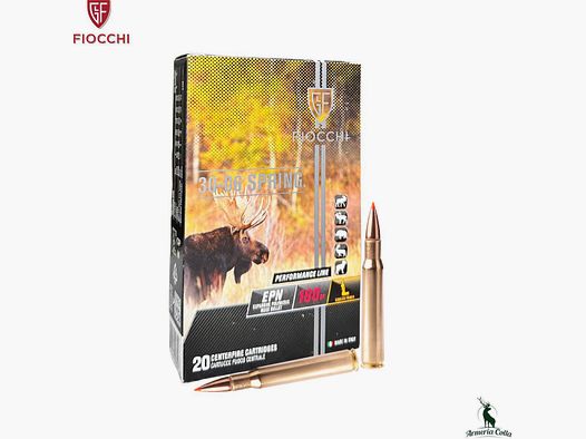 Fiocchi Munizioni Epn cal. .30-06 Sprg. 180gr. art. 703003