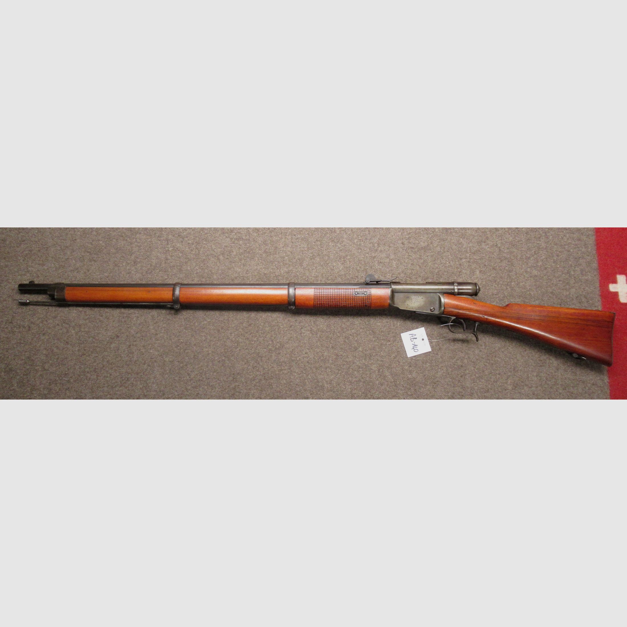 AB-140 VETTERLI geweer mod. 1870 kal. 10.4mm, afbeelding 2 van 4